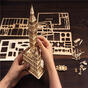 Wooden 3D puzzle - Big Ben model with LED lighting Rolife TG507
