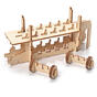 Wooden 3D puzzle - Bus Little Story D002