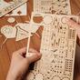 Wooden 3D puzzle - Drum kit Rolife TG409