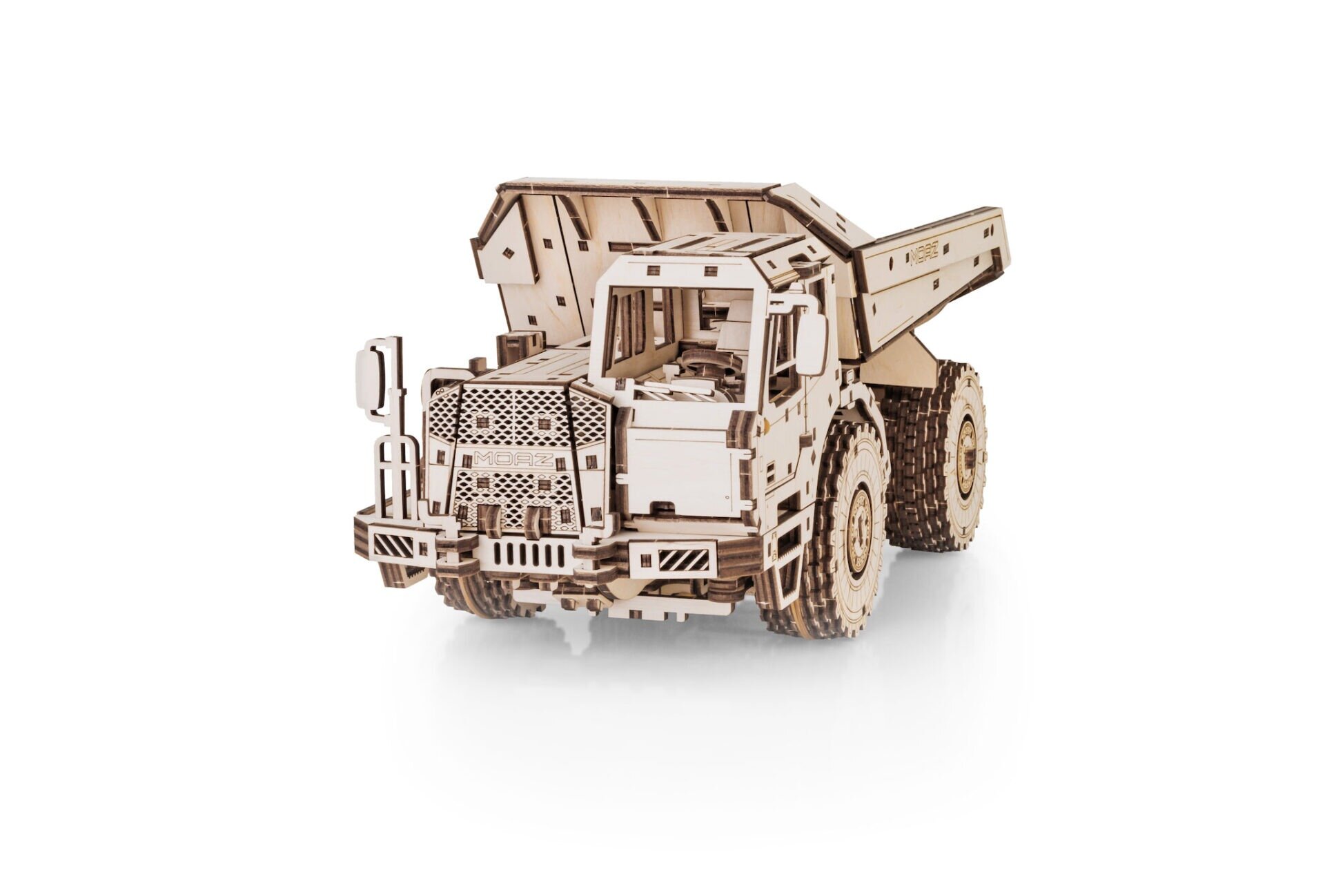 Wooden 3D puzzle - Earthmoving dump truck MoAZ-75053 Eco Wood Art