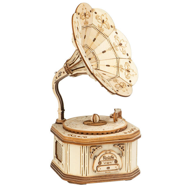 Wooden 3D puzzle - Gramophone Rolife TG408