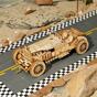 Wooden 3D puzzle - Grand Prix car model ROKR MC401