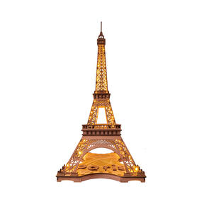 Wooden 3D puzzle - Illuminated Eiffel Tower Rolife TGL01