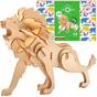 Wooden 3D puzzle - Lion Little Story D011