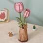 Wooden 3D puzzle - Pink tulip ROWOOD TW082
