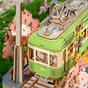 Wooden 3D puzzle - Sakura Journey Rolife TGS02