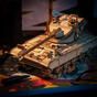 Wooden 3D puzzle - Tank AMX 13 105 Little Story WOT05