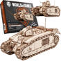 Wooden 3D puzzle - Tank Char B1 Little Story WOT06