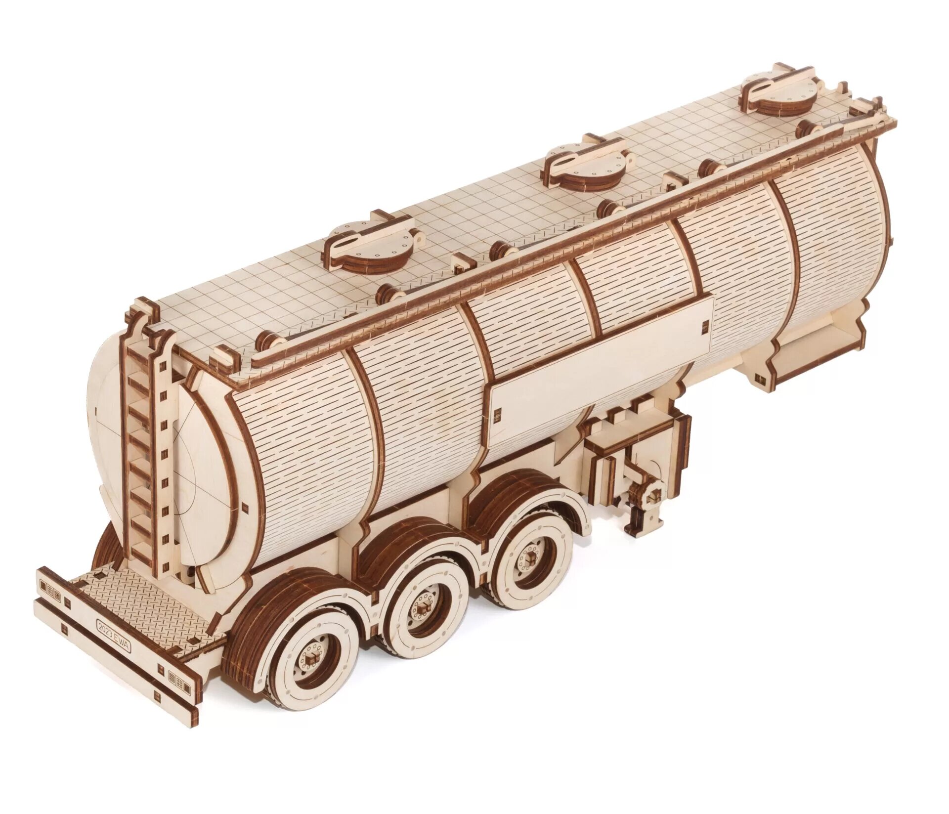 Wooden 3D puzzle - Tank semi-trailer for Truck Road King Eco Wood Art