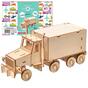 Wooden 3D puzzle - Truck Little Story D004