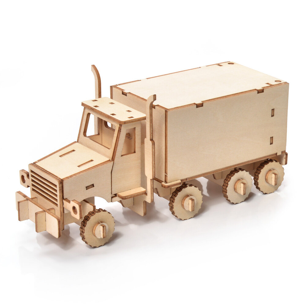 Wooden 3D puzzle - Truck Little Story D004