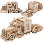 Wooden 3D puzzle - Truck Little Story E013