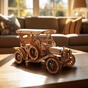 Wooden 3D puzzle - Vintage car ROKR MC801