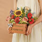 Wooden 3D puzzle - Wooden bloom box ROWOOD TW02H