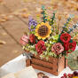 Wooden 3D puzzle - Wooden bloom box ROWOOD TW02H