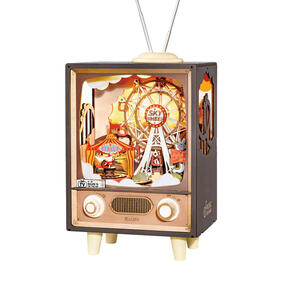 Wooden mechanical 3D puzzle - Carnival at sunset Rolife AMT01