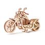Wooden mechanical 3D puzzle - Cruiser motorbike Eco Wood Art