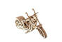 Wooden mechanical 3D puzzle - Cruiser motorbike Eco Wood Art