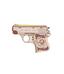 Wooden mechanical 3D puzzle - Mini gun ROKR LQ502