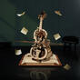 Wooden mechanical 3D puzzle - Music box magic cello ROKR AMK63