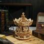 Wooden mechanical 3D puzzle - Romantic carousel ROKR AMK62