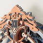 Wooden mechanical 3D puzzle - Romantic note wall clock ROKR LC701