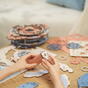Wooden mechanical 3D puzzle - Romantic note wall clock ROKR LC701