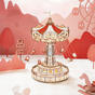 Wooden mechanical 3D puzzle - Swing Ride music box ROKR EA02