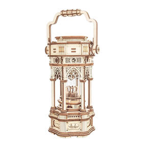 Wooden mechanical 3D puzzle - Victorian lantern ROKR AMK61